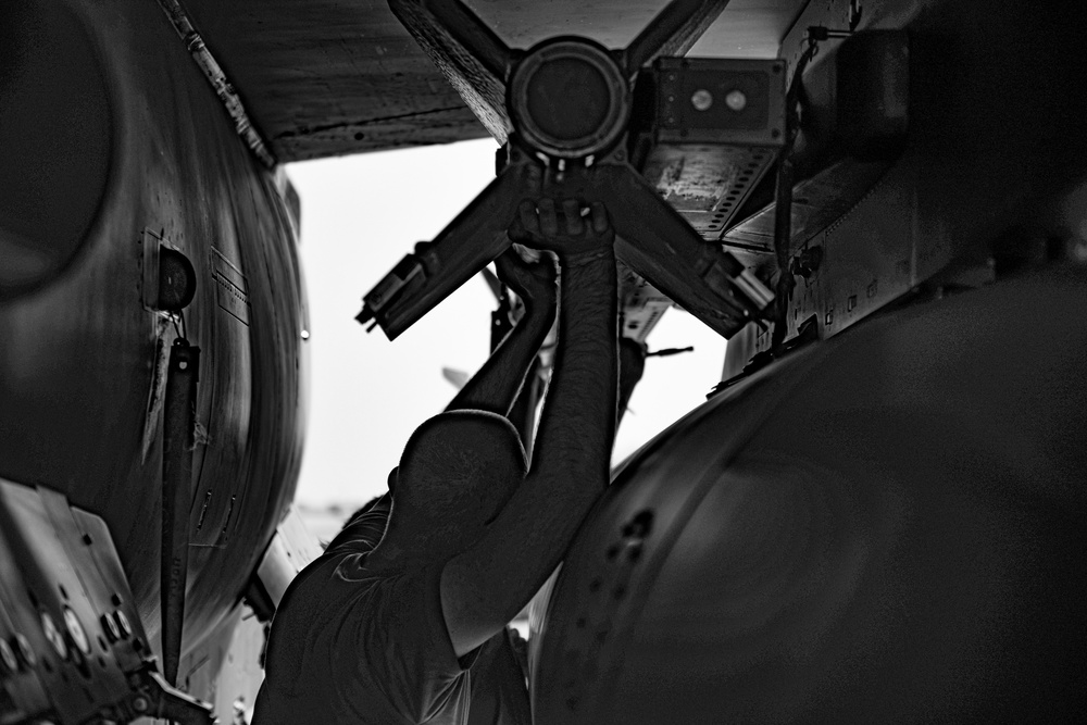 Air Force First! F-15E Ferries extra Munitions!