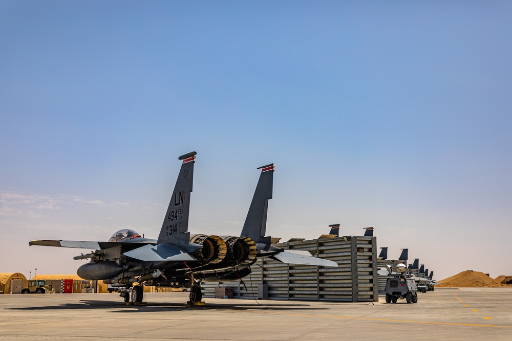 494th Fighter Squadron Panthers arrive in AOR