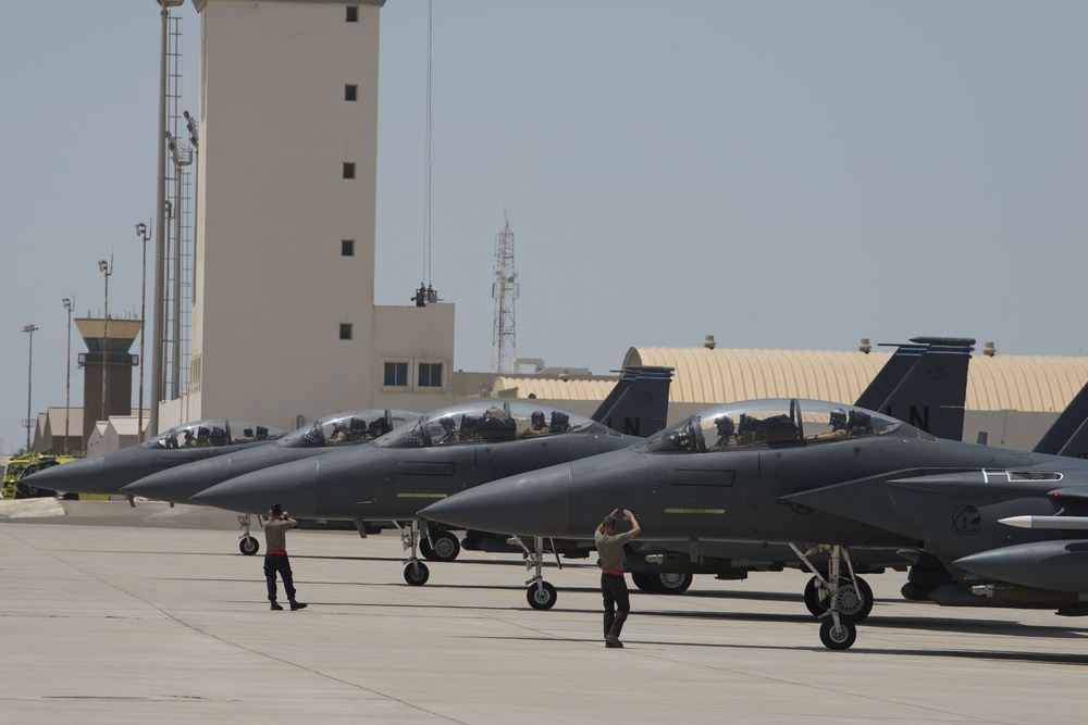 Deployed fighters utilize ACE concept, execute tactical munitions ferry