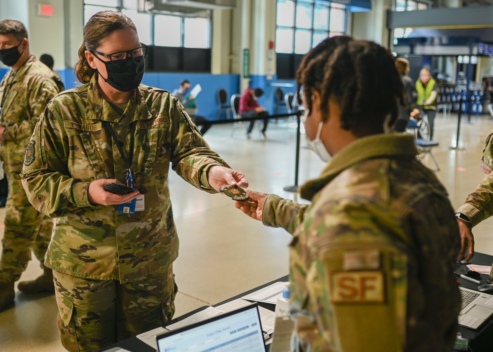Meet the Airmen supporting the Ford Field Community Vaccination Center