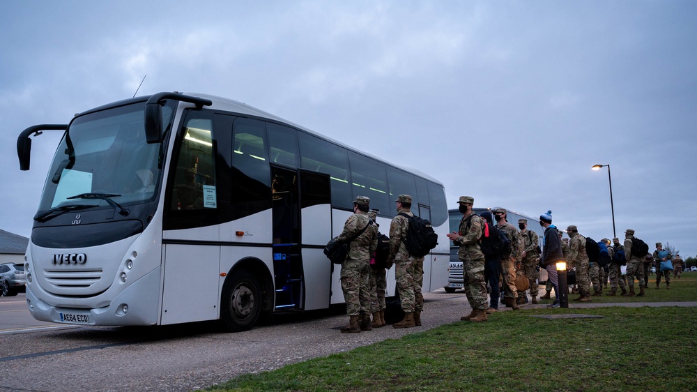 494th Fighter Squadron Deploy from RAF Lakenheath