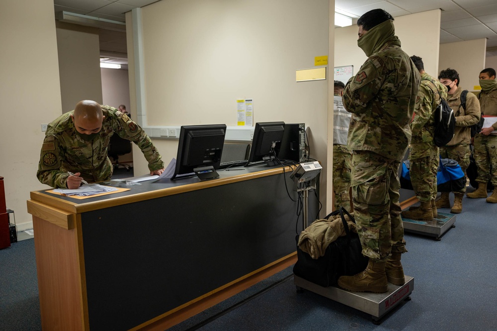 494th Fighter Squadron Deploy from RAF Lakenheath