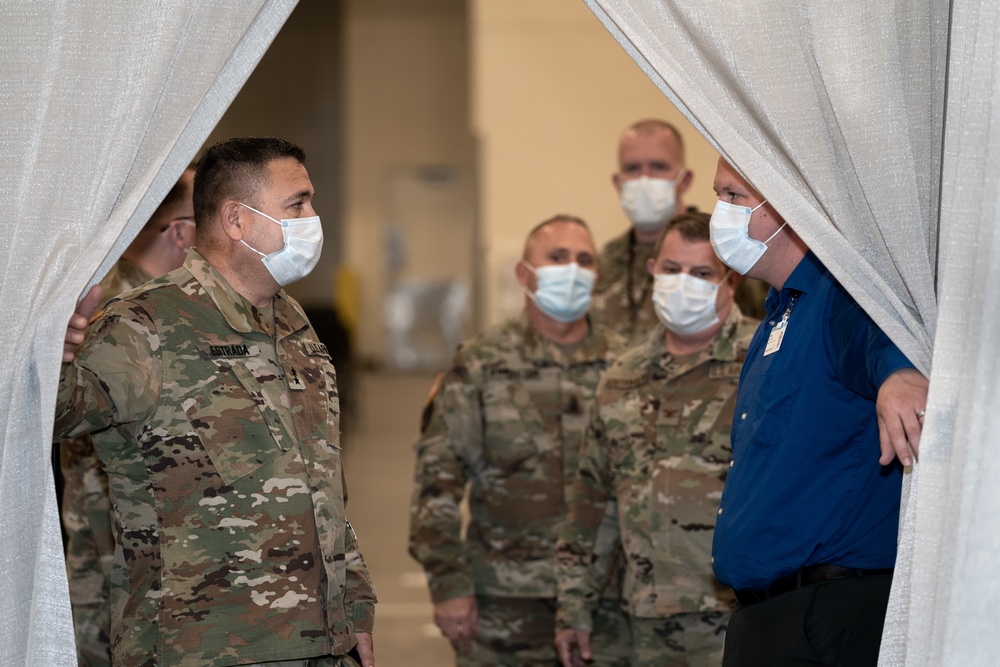 Maj. Gen. Estrada visits West Michigan Vaccine Clinic