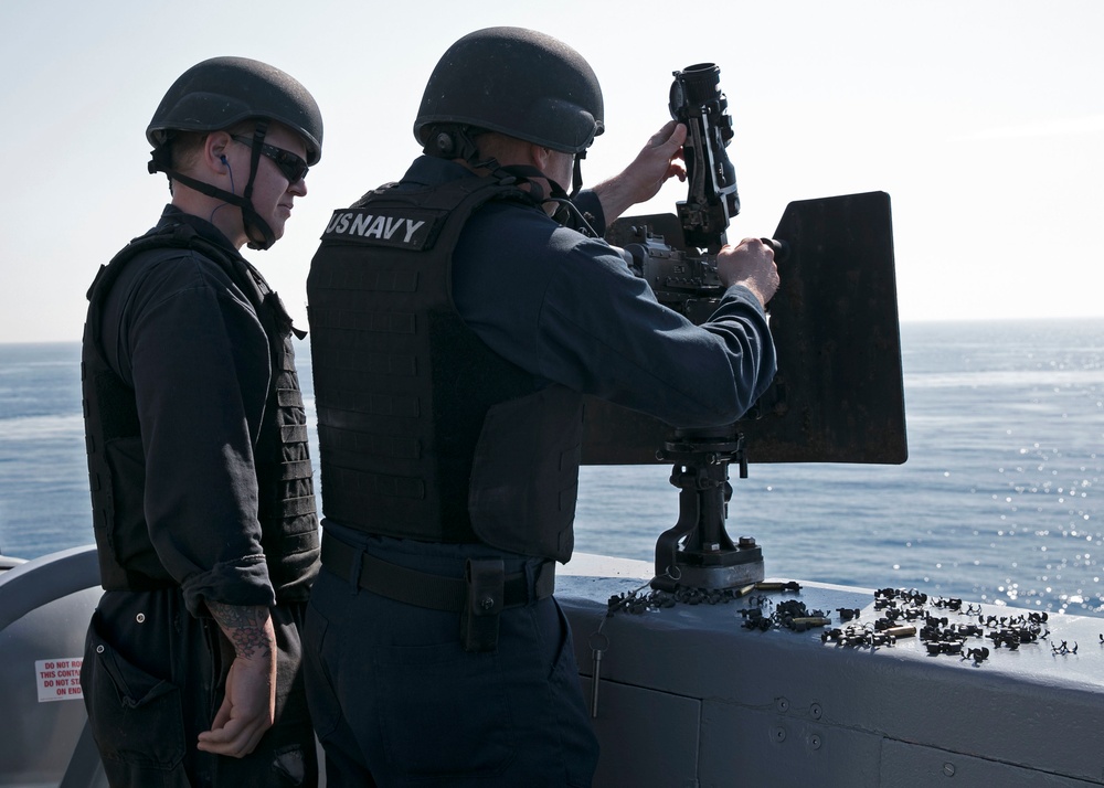 USS San Antonio Conducts Live-Fire Excercise