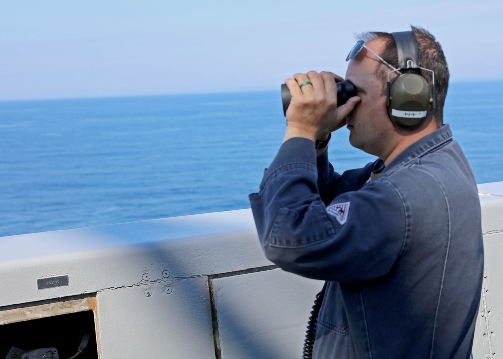USS San Antonio Conducts Live-Fire Excercise
