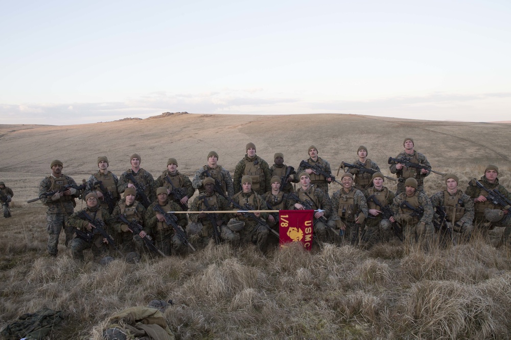 BLT 1/8 Conducts Squad Fire and Maneuver Exercise in UK