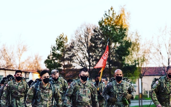 1st CAB conducts Weight of the world Ruck March