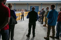 DSCA Director Tours Joint Consolidation Point Mechanicsburg with NAVSUP WSS