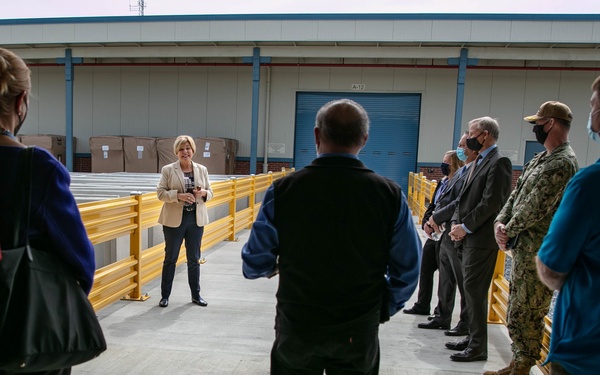 DSCA Director Tours Joint Consolidation Point Mechanicsburg with NAVSUP WSS