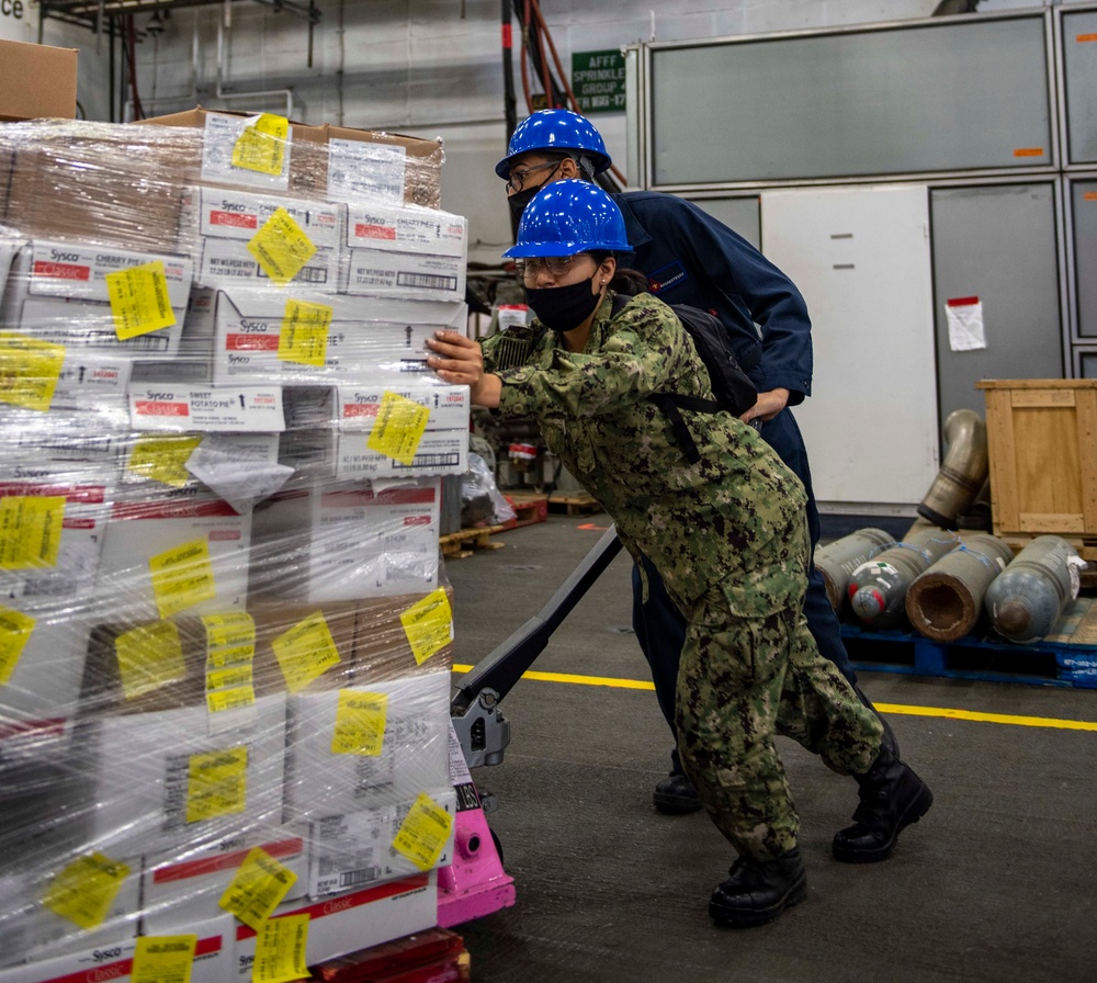 GHWB Sailors at Work