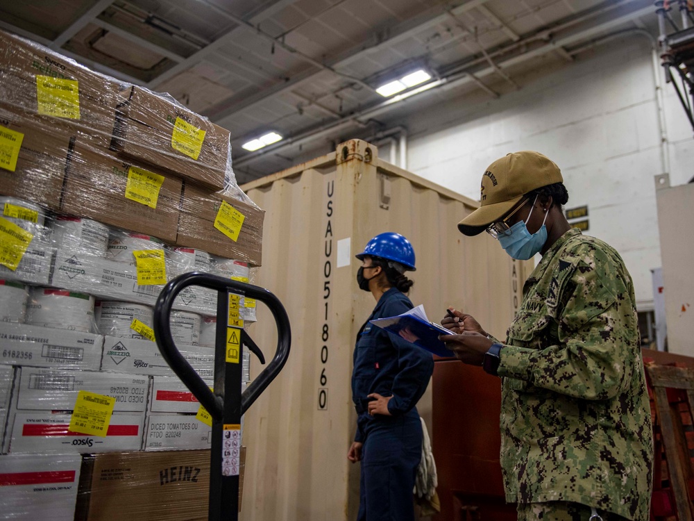 GHWB Sailors at Work