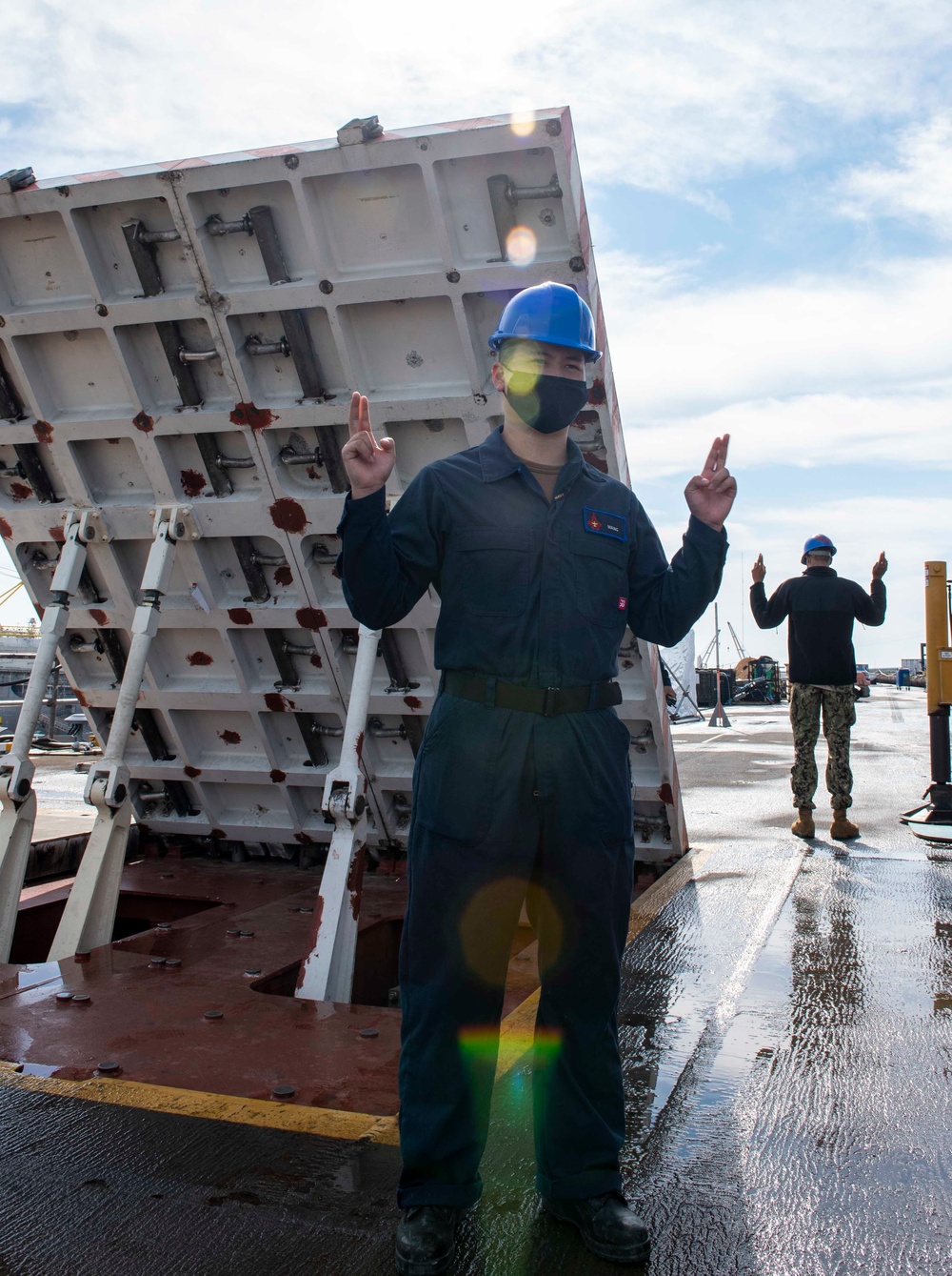 GHWB Flight Deck Maintenance