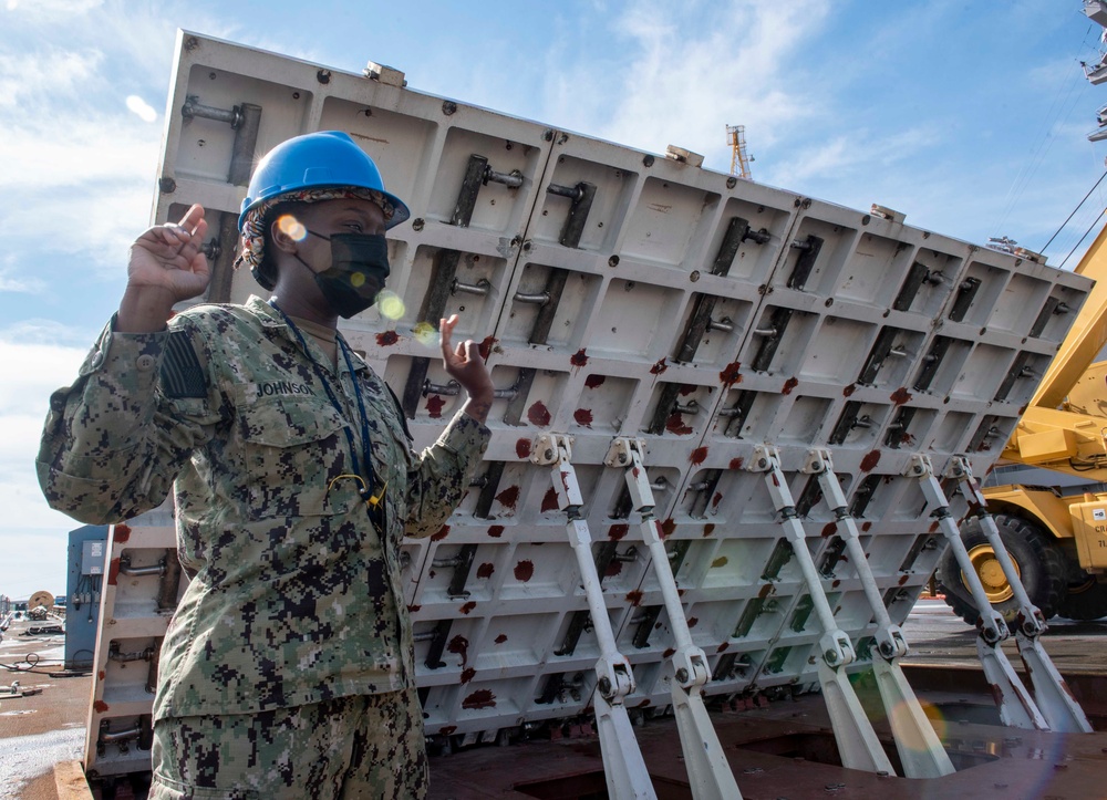 GHWB Flight Deck Maintenance
