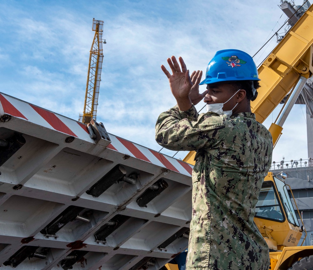 GHWB Flight Deck Maintenance