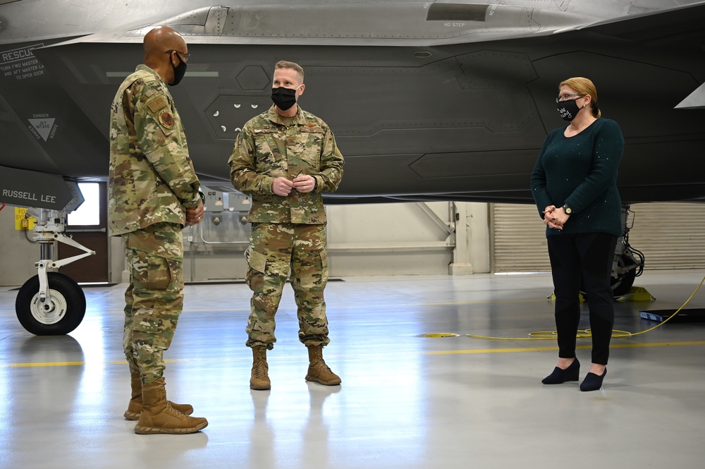 CSAF Brown visits Hill AFB