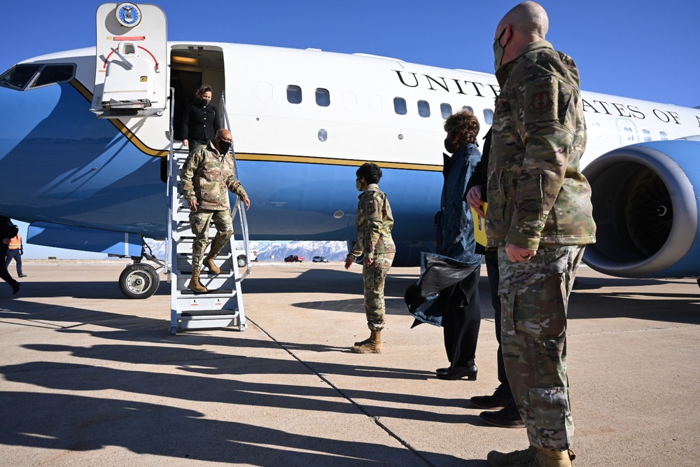 CSAF Brown visits Hill AFB