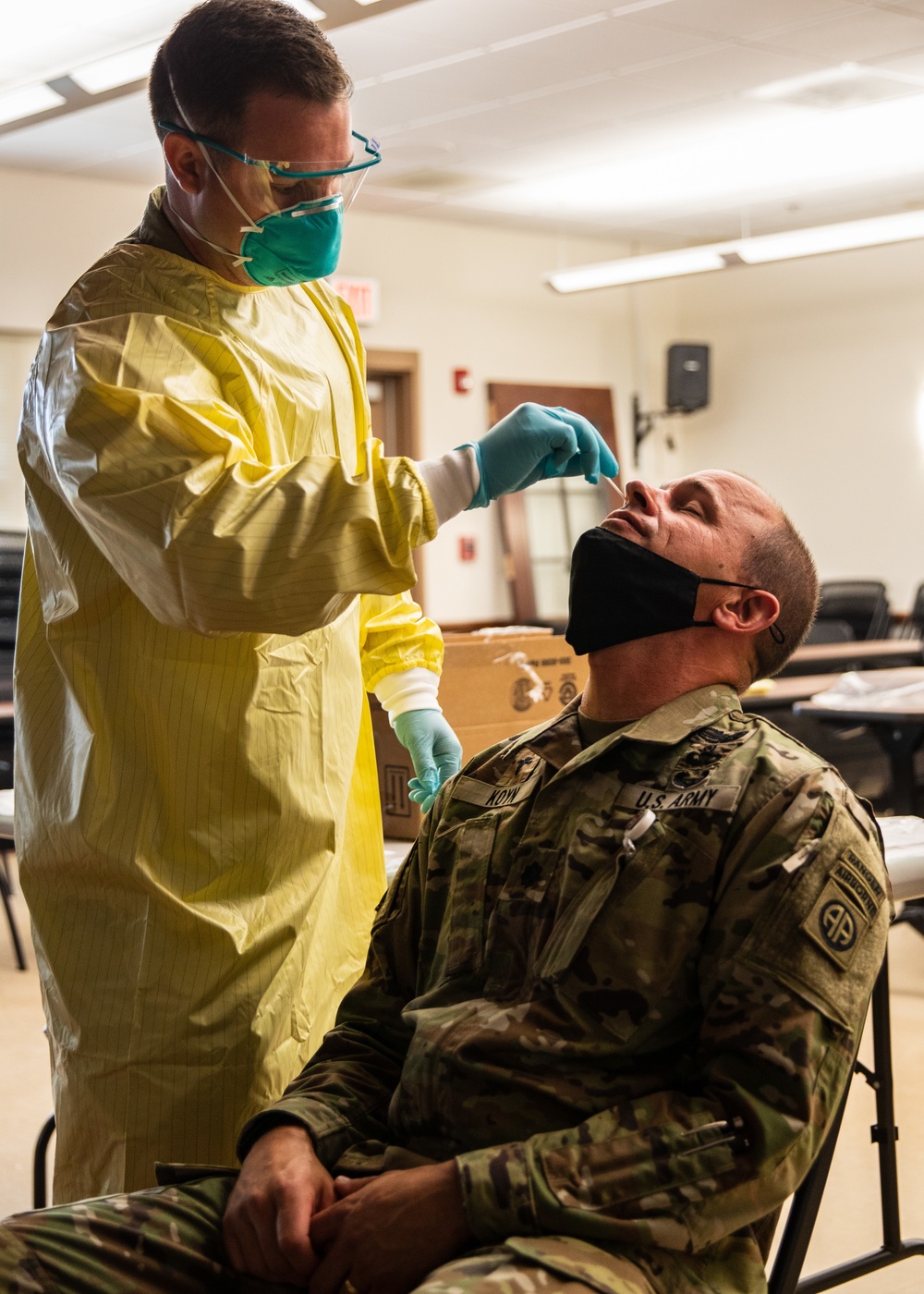 All American Paratroopers screen for COVID-19