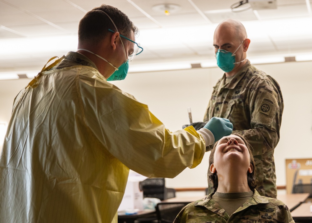 All American Paratroopers screen for COVID-19