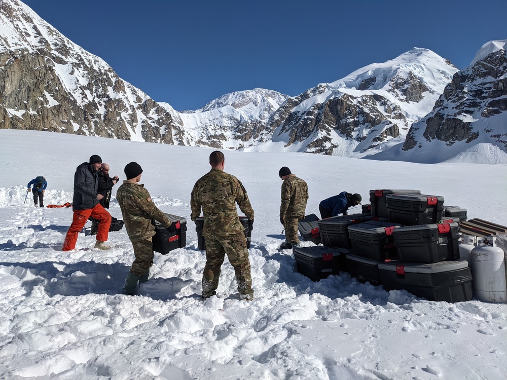 Army flies gear to Denali for National Park Service