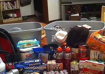 Plan ahead, have an emergency supply kit when disaster strikes