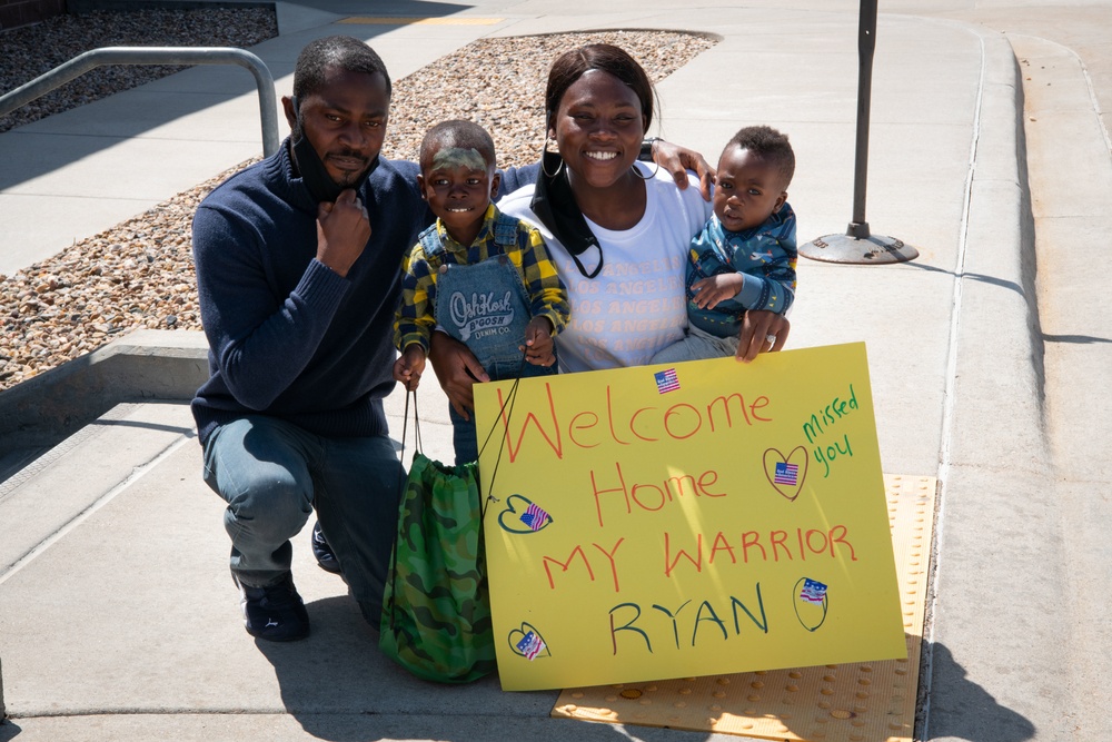 Military children spend a day in their parent's shoes