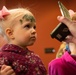 Military children spend a day in their parent's shoes