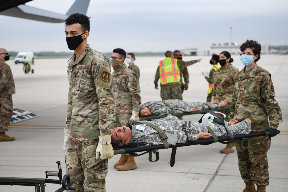 USTRANSCOM exercises aeromedical teams and global patient movement