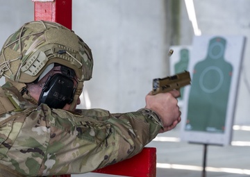 436th AW commander fires new M18 pistol