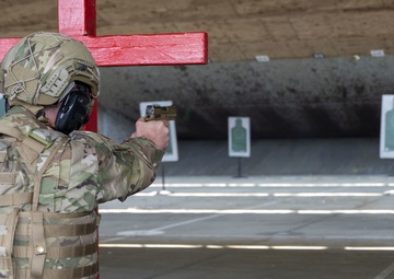436th AW commander fires new M18 pistol