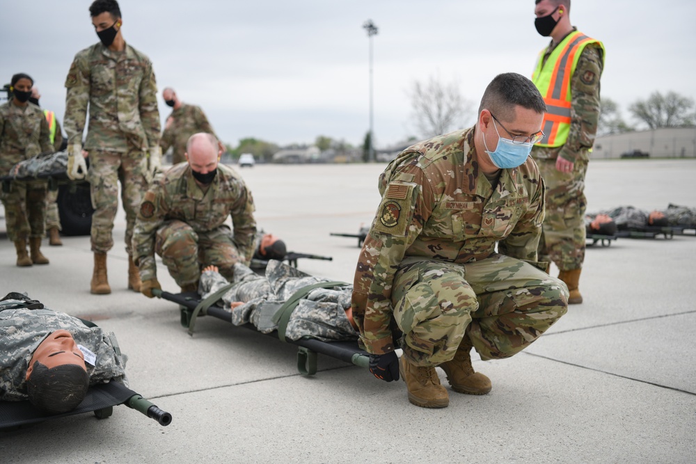 USTRANSCOM exercises aeromedical teams and global patient movement