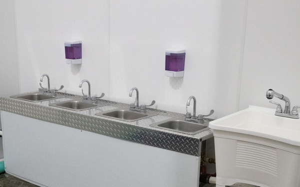 CBP constructs temporary soft sided facilities in Tucson, Arizona