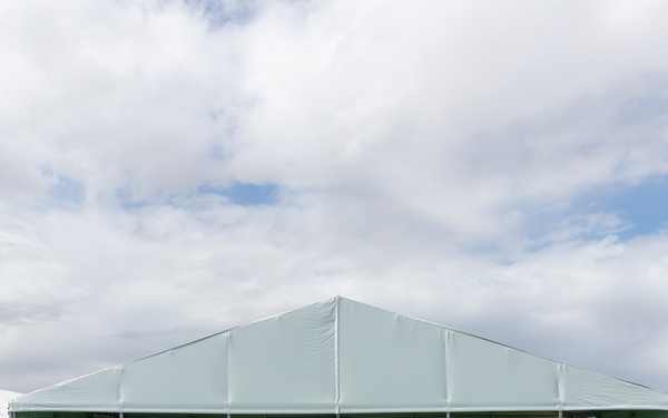 CBP constructs temporary soft sided facilities in Tucson, Arizona