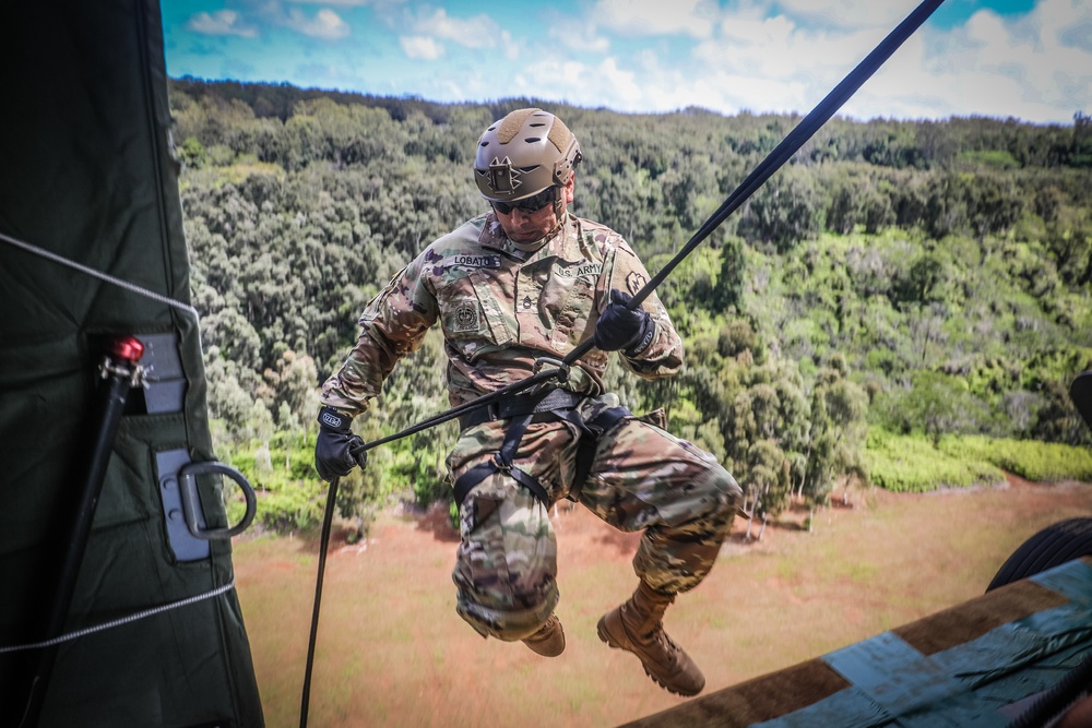 Air Assault - 25thID Lightning Academy Rappel Day