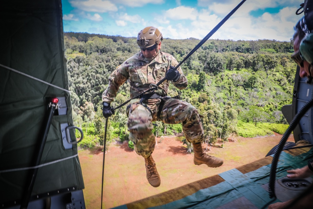 Air Assault - 25thID Lightning Academy Rappel Day
