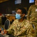 U.S. Air Force Airmen support community members at Ford Field CVC