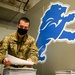 U.S. Air Force Airmen support community members at Ford Field CVC