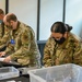 U.S. Air Force Airmen support community members at Ford Field CVC