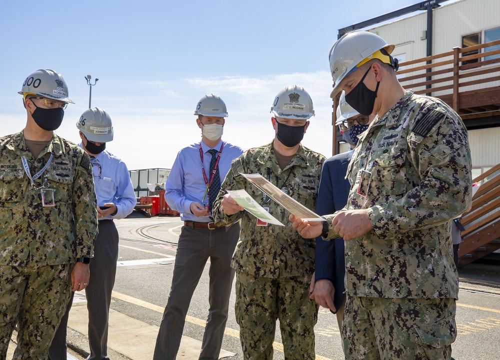 Rear Adm. John Adametz, Fleet Civil Engineer, N46, U.S. Pacific Fleet, visits Puget Sound Naval Shipyard &amp; Intermediate Maintenance Facility
