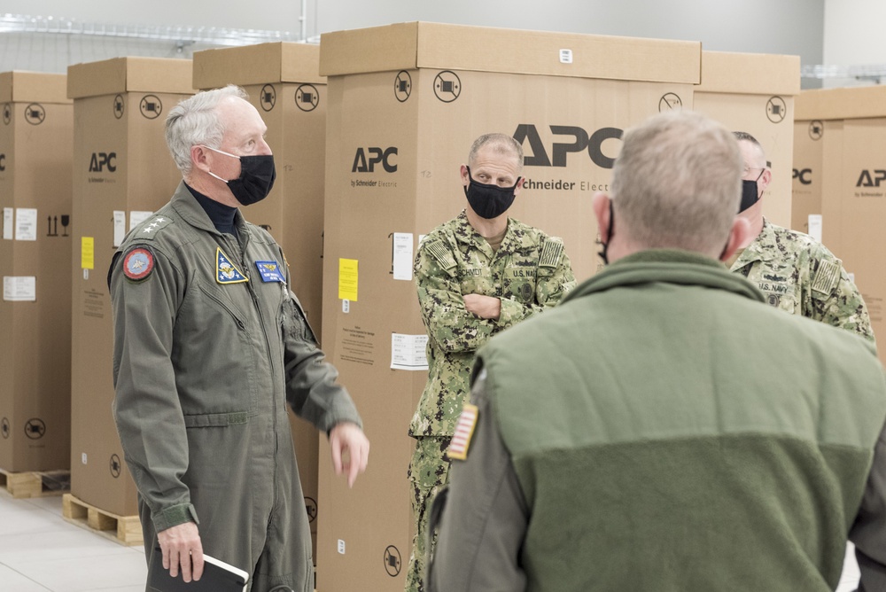 Vice Adm. Kenneth Whitesell Tours the Integrated Training Facility at Naval Aviation Warfighting Development