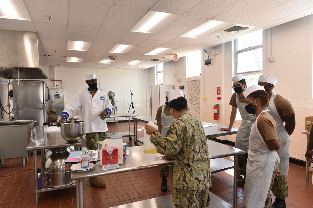 NAVSUP FLC Pearl Harbor Navy Food Management Team Conduct Baking Training