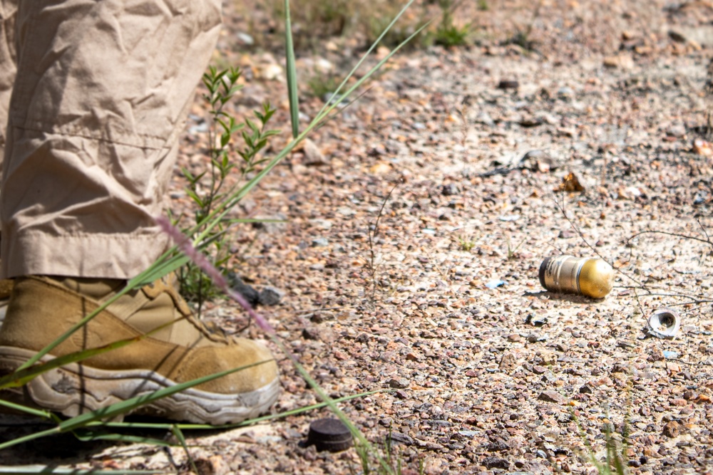 EOD with MRF-D conducts UXO range