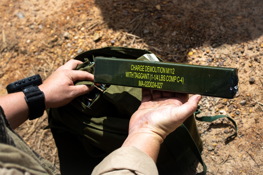 EOD with MRF-D conducts UXO range