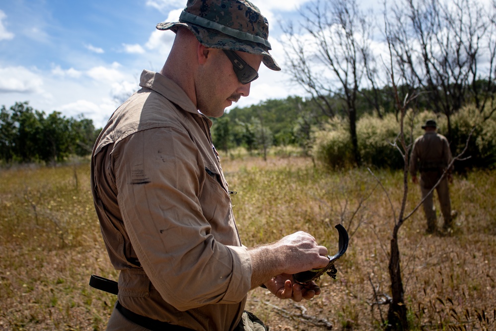 EOD with MRF-D conducts UXO range