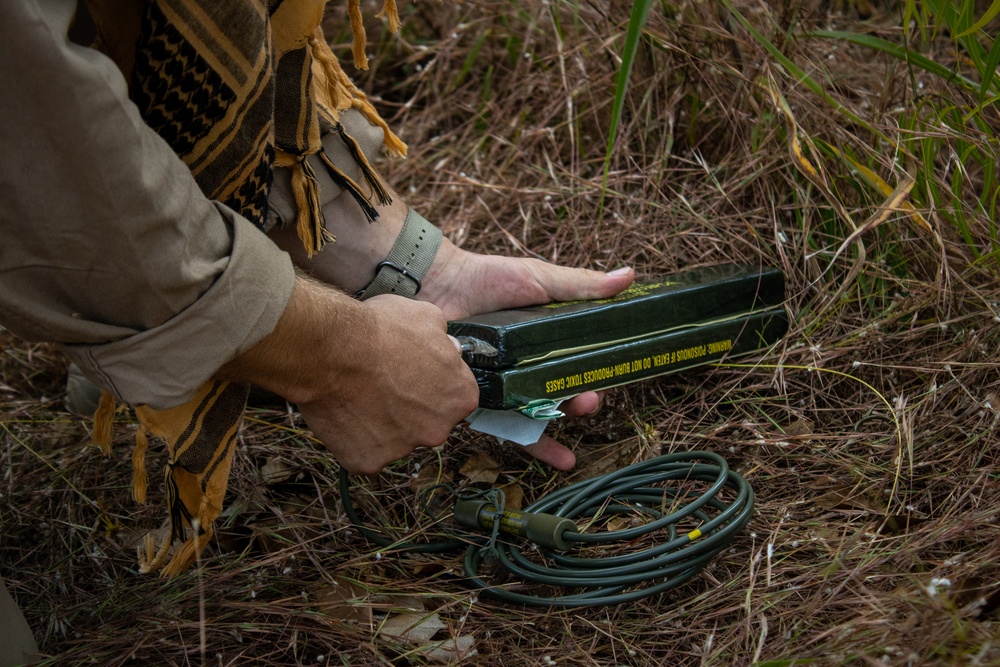 EOD with MRF-D conducts UXO range