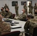 Maj. Gen. Michael C. O' Guinn is briefed about Exercise Guardian Response 21