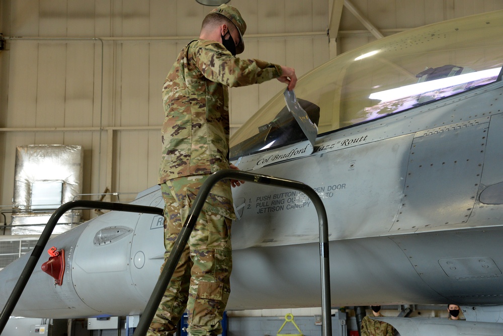 U.S. Air Force Col. Derek B. Routt appointed to command of the 177th Fighter Wing