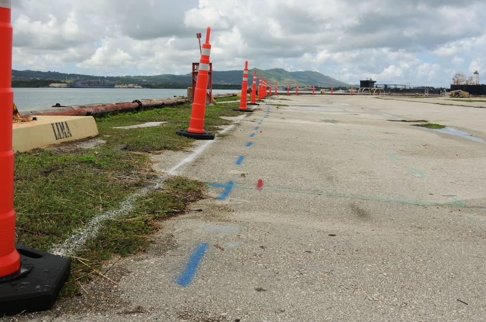 NAVFAC Marianas, U.S. Naval Base Guam Begin Wharf Repairs