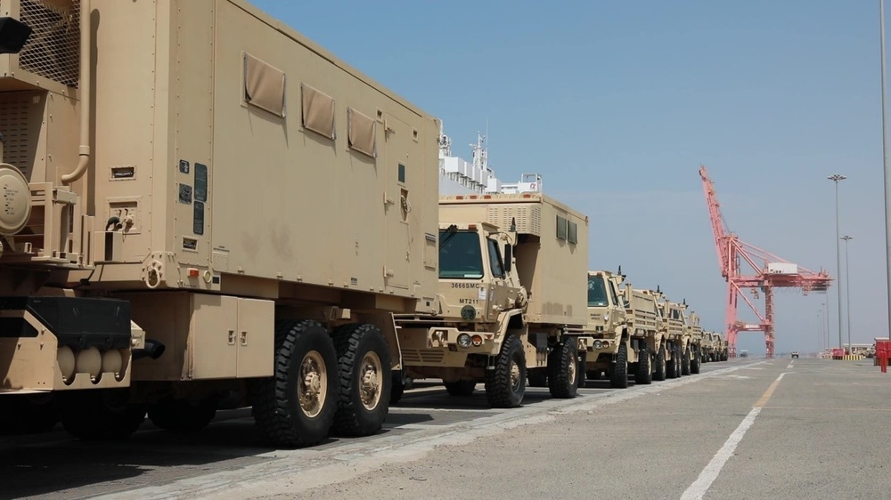 Port Yanbu operations in Saudi Arabia for Logistics Exercise 21