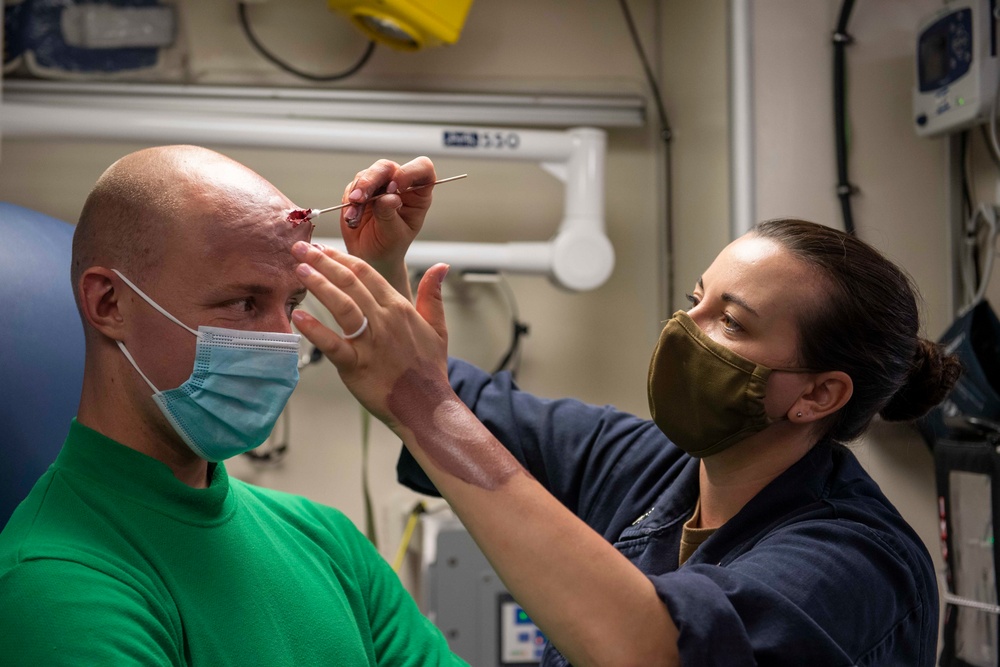 Medical Training Aboard USS Charleston (LCS 18)