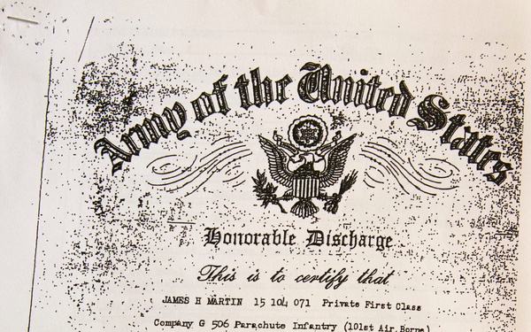 WWII Veteran Jim “Pee Wee” Martin